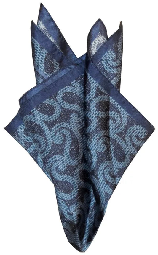 $195 NEW ERMENEGILDO ZEGNA POCKET SQUARE 100% SILK HAND ROLLED SUIT POCHETTE