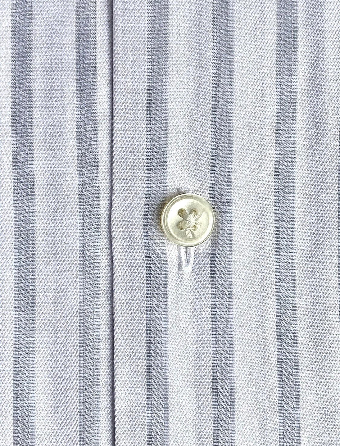 $285 NEW 16 34/35 HUGO BOSS DRESS SHIRT SATIN WHITE w SILVER GRAY STRIPES