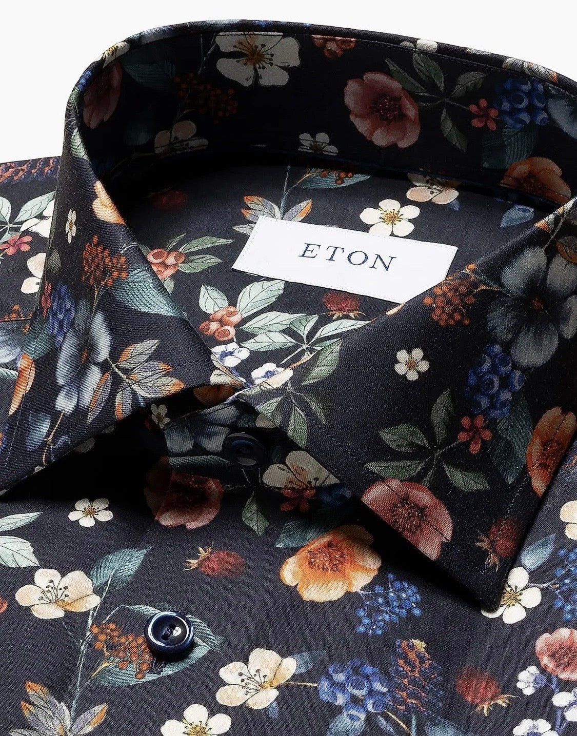 $395 NEW ETON DRESS SHIRT M 15.5 39 CONTEMPORARY FIT FLORAL MENS