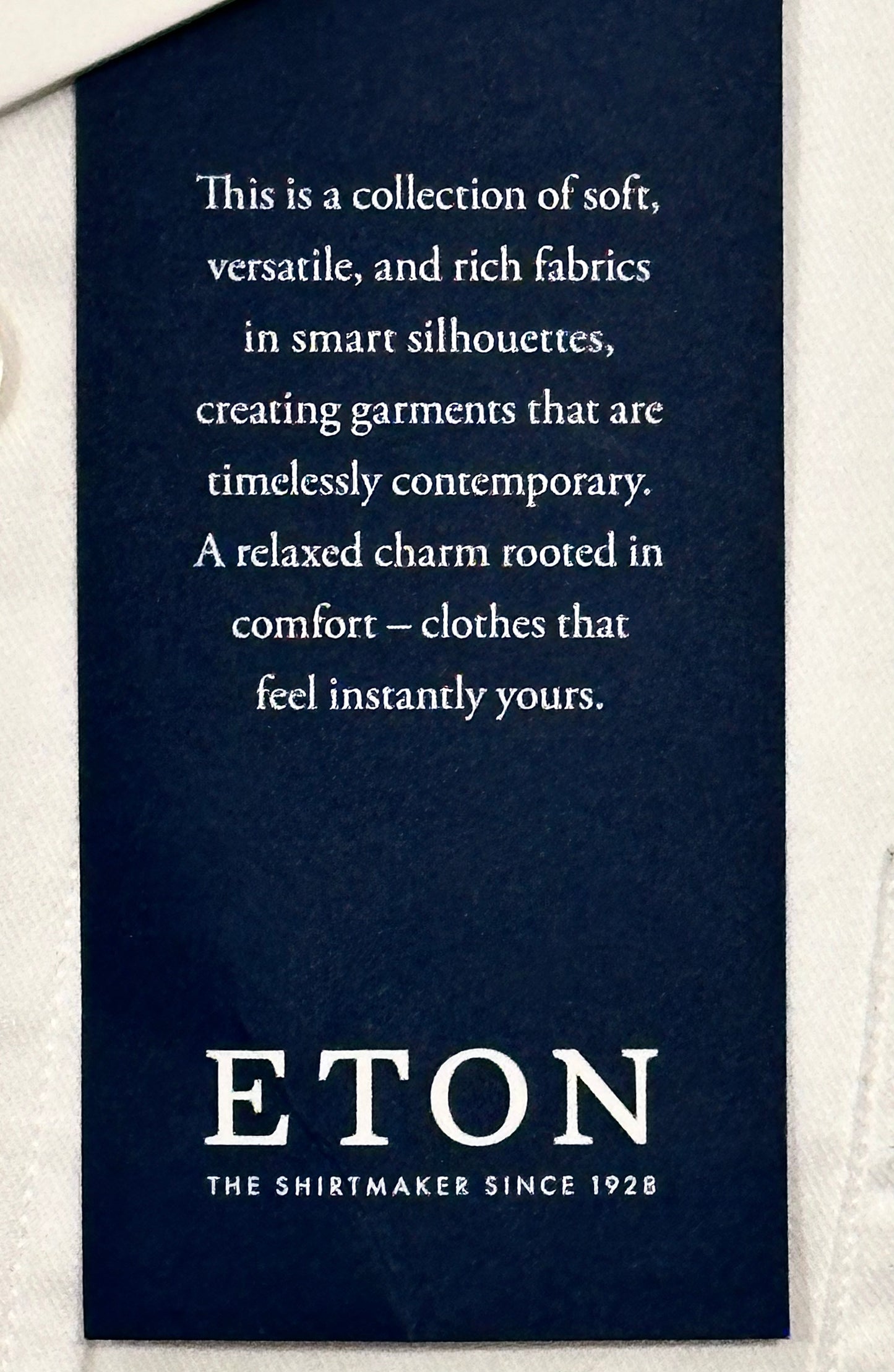 $395 NEW ETON DRESS SHIRT XXL 18 46 CONTEMPORARY FIT SOLID WHITE  COTTON FLANNEL